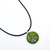 Fair trade tree of life fused glass pendant necklace from Chile