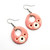 Fair trade wholesale ceramic dangle earring from Chile