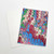 Fair trade marbled paper note card from India