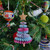 Fair trade folded paper tree Christmas holiday ornament from Bangladesh