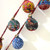 Fair trade recycled cotton sari holiday garland string of balls from Bangladesh