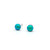 Fair trade dichroic recycled window pane glass stud post earrings from Chile