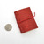 Fair trade hand made paper miniature journal with embossed leather cover from India