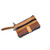 Fair trade buffalo leather and cotton coin purse from Nepal