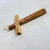 Fair trade carved olive wood cross from West Bank, Palestine