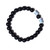 Fair trade ceramic beaded stretch bracelet with highlight bead from Turkey