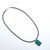 Fair trade dichroic glass necklace from Chile