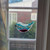 Fair trade wholesale fused glass bird suncatcher from Chile