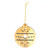Fair trade wholesale olive wood cutwork star ornament from West Bank