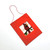 cardinal batik and handmade paper fair trade ornament or mini wall hanging from Nepal