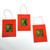 hummingbird batik and handmade paper fair trade ornament or mini wall hanging from Nepal