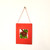 poinsettia batik and handmade paper fair trade ornament or mini wall hanging from Nepal