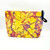 Fair trade hand marbled cotton canvas cosmetic pouch from Bangladesh