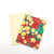 Fair trade hand made paper marbled mini card from Bangladesh