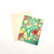 Fair trade hand made paper marbled mini card from Bangladesh