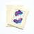 Fair trade batik art mini note card from Nepal