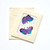 Fair trade batik art mini note card from Nepal