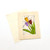 Fair trade batik art mini note card from Nepal