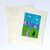 Fair trade batik art mini card from Nepal