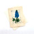 Fair trade batik art mini card from Nepal