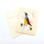 Fair trade batik art mini card from Nepal