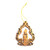 Fair trade candle olive wood Christmas tree ornament from Holyland Palestine