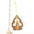 Fair trade candle olive wood Christmas tree ornament from Holyland Palestine