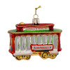 Kurt Adler Glass Ornament for Christmas Tree, San Francisco Cable Car