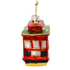 Kurt Adler Glass Ornament for Christmas Tree, San Francisco Cable Car