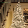 Garden Elements Artificial Winter Park Snowy Pine Christmas Tree, 7.5 ft