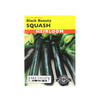 Lake Valley Seed Squash, Black Beauty Heirloom, 4g