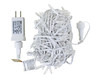 ProductWorks 150 Cool White Mini Bulb LED Light String with White Wire, 36'