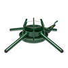 KRINNER Tree Genie Green Christmas Tree Stand, Steel - Foot Pedal Setup for 15 Foot Trees
