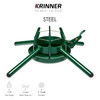 KRINNER Tree Genie Green Christmas Tree Stand, Steel - Foot Pedal Setup for 15 Foot Trees