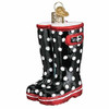 Old World Christmas Glass Blown Ornament, Rubber Boots (With OWC Gift Box)