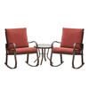 Bond Manufacturing Company Four Seasons Rocking Bistro Outdoor Patio Furniture Set, 3 Piece