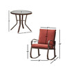 Bond Manufacturing Company Four Seasons Rocking Bistro Outdoor Patio Furniture Set, 3 Piece
