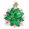 Old World Christmas Glass Blown Ornament, Clematis (With OWC Gift Box)