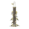 Aspects Quick-Clean Large Thistle Tube Feeder — Antique Brass Finish — 1.75 Qt Capacity