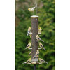 Aspects Quick-Clean Large Thistle Tube Feeder — Antique Brass Finish — 1.75 Qt Capacity