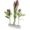 XXD Boulevard Blumenallee Polished Aluminum Flower Vase, Floating Stems, 11.6"