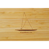 XXD Bamboo Skerry Cruiser Cutting Board – Maritime-Inspired Serving and Cheese Board | Caramelized & Oiled Bamboo, 24"
