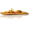 XXD Bamboo Riva Cutting & Cheese Board – Sculptural Caramelized Bamboo Design Inspired by Classic Motorboats, 16"