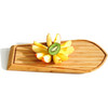 XXD Bamboo Riva Cutting & Cheese Board – Sculptural Caramelized Bamboo Design Inspired by Classic Motorboats, 16"