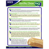 Ware Gorilla Chew Dog Toy – Natural Wood Chew for Dental Health, Extra Small