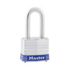 Master Lock Laminated Hardened Steel Padlock, 1-1/2" Long Shackle