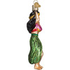 Old World Christmas Blown Glass Ornament for Christmas Tree, Hula Dancer