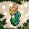 Old World Christmas Glass Blown Ornament for Christmas Tree, Seashell Mermaid