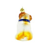 Old World Christmas Glass Blown Christmas Ornament, Bull Dog Pup (With OWC Gift Box)