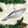 Old World Christmas Blown Glass Ornament for Christmas Tree, Humpback Whale